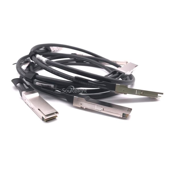 Passive Direct Attach 100g Qsfp28 Copper Cable / Insulated Electric Cable