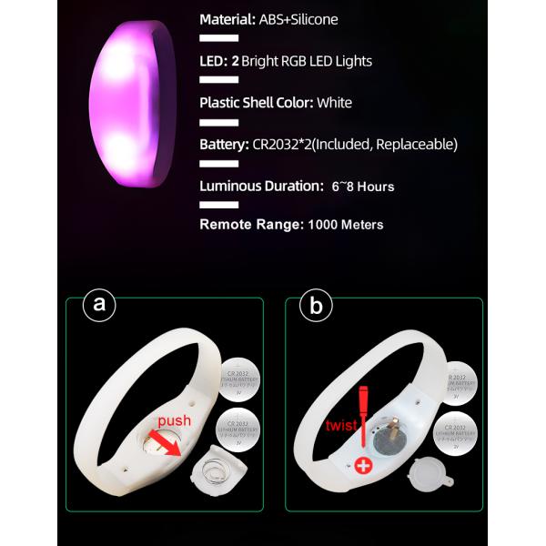 Plastic Light Up Bracelets for All Your Party Needs Glow in The Dark and Durable