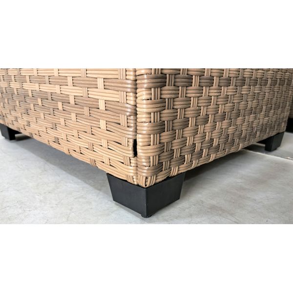 Wholesale Sectional Sofa Garden Corner Set Factory Hot Sale Customizable Outdoor Rattan Sofa