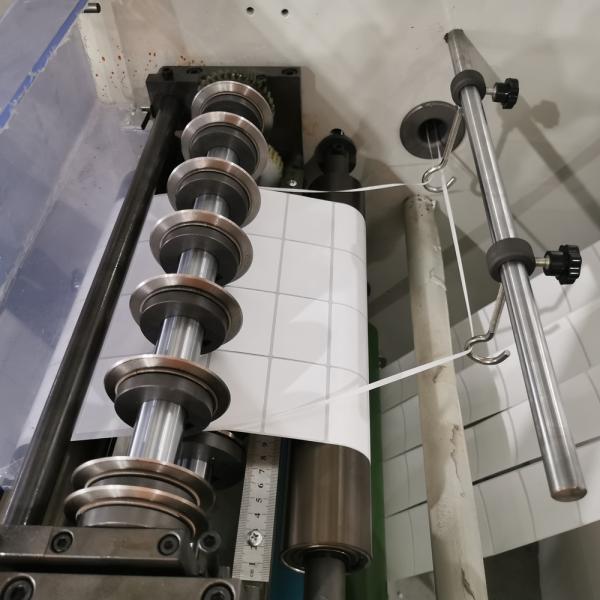 Side Push Rotary Die Cutting Machine For Paper Label Sticker