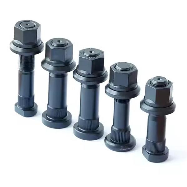 M18/M19/M20/M22 Boulon de roue de camion Surface électro-galvanisée personnalisée