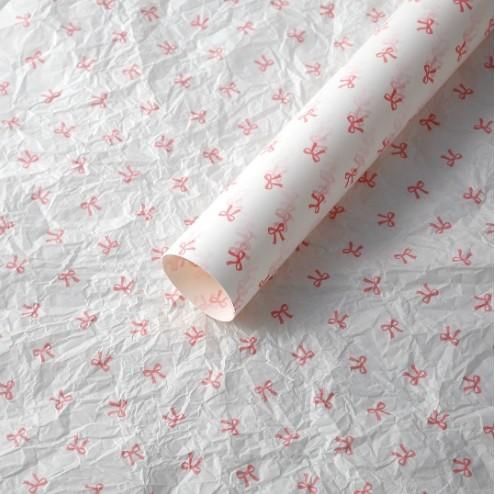 Butterfly Printed Snow Pear Paper , Many Colors Flower Wrapping Paper