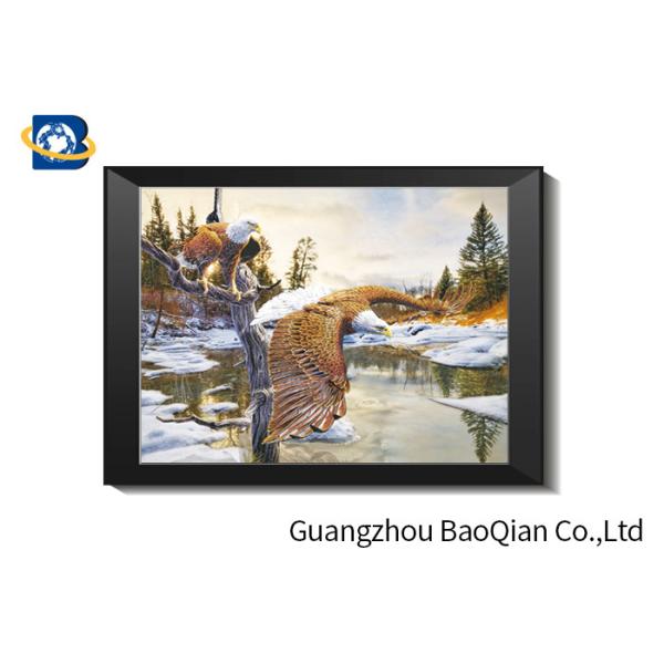 Wolves 3D Lenticular Printing Picture For Gift , Home Decoration