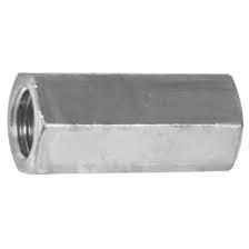 Long Hex Nut 304 Stainless Steel Rod M2 To M10 Female Thread Straight Fitting