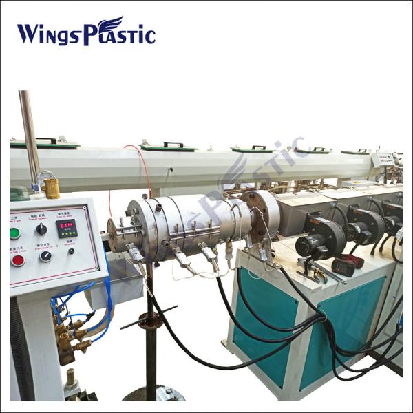 Plastic PE PPR Pipe Extrusion Machine Line For Single Screw 20-110mm Or Customized Tubing Production