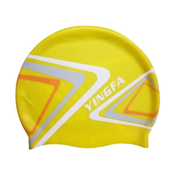 Promotional Kids Adults Size Silicone Swimming Cap With Custom Printing