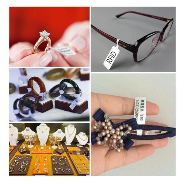 Jewelry Printable RFID Price Tags 860MHZ For Inventory Management