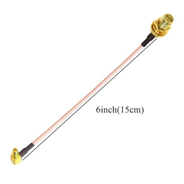RG316 MMCX Angle Male to RP SMA Female Antenna RF Coaxial Cable