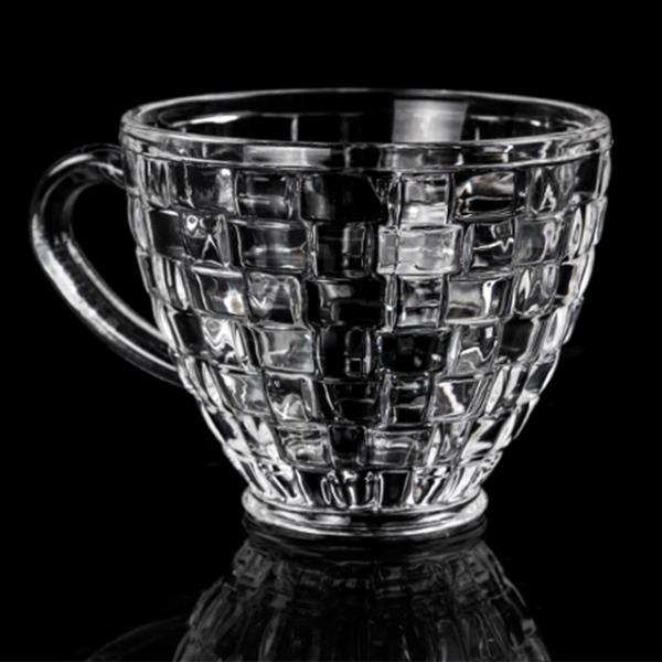 Popular products 5oz Woven Collection Clear Transparent 150ml Coffee Mug Tea Glass