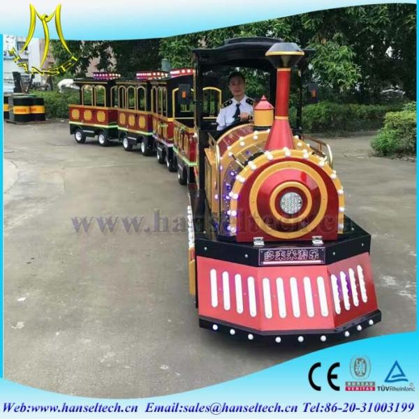 Hansel high quality children electric train train electric amusement kids train for sale battery operated train rides