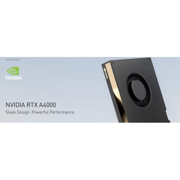 NVIDIA RTX A4000 16GB GDDR6 Graphic Card 256 Bit 448GB/S Single Slot GPU