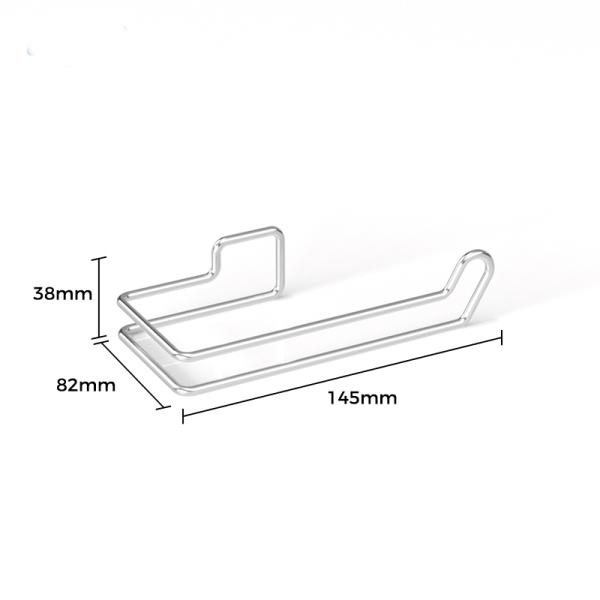 Отсутствие нержавеющей стали SS304 ISO9001 держателя крена туалета собственной личности сверля отверстия слипчивой