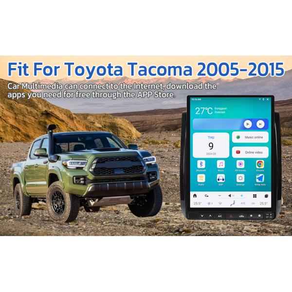 14 дюймовый сенсорный экран 2005-2015 Toyota Tacoma Head Unit Android Автомобильное радио