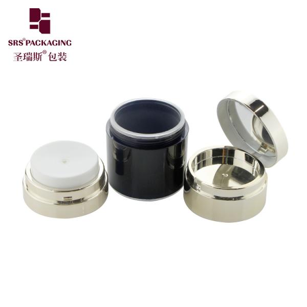 15ml 30ml flip cap with mirror acrylic serum custom airless bottle
