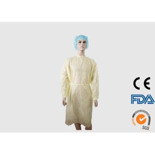 Non Toxic Disposable Medical Garments , Disposable Plastic Aprons For Hospital Visitors