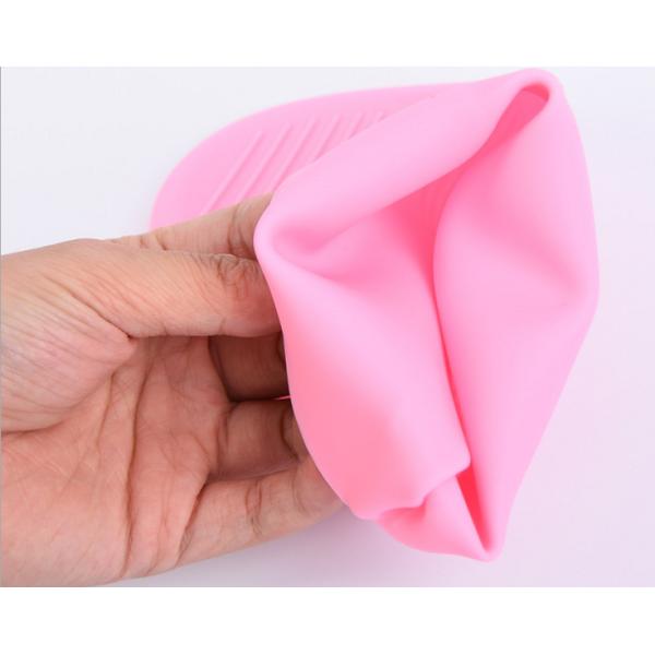 Flexible Silicone Kitchen Glove , Heat Proof Oven Gloves For Home Using