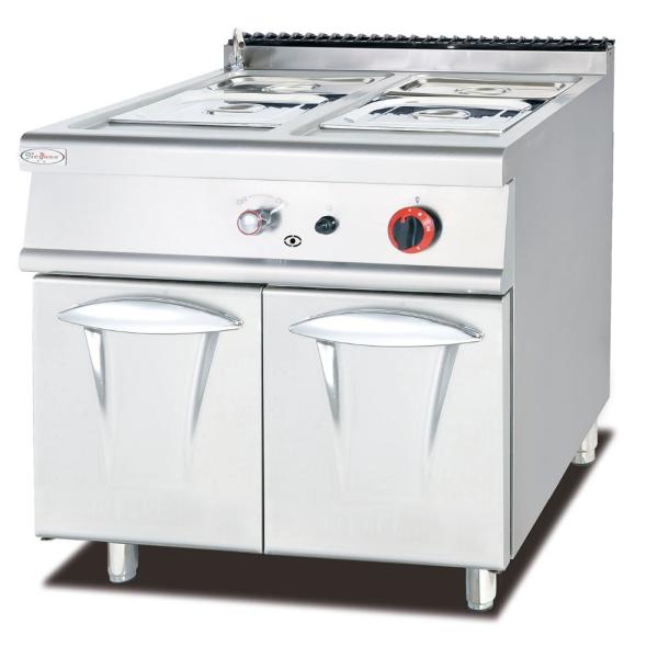 Горячий газ Байн Мари дисплея еды с оборудованием кухни шкафа западным профессиональным