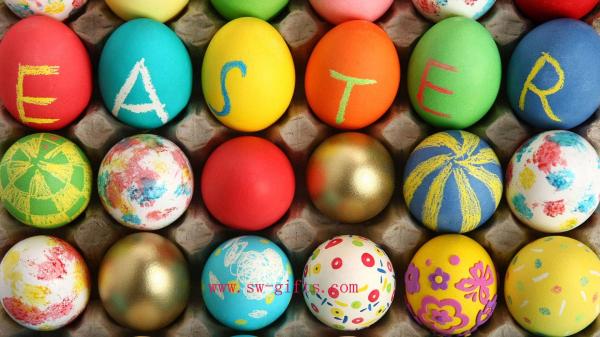 Easter Eggs Plastic Bright Egg Assortment DIY Decoration Assortment Toy