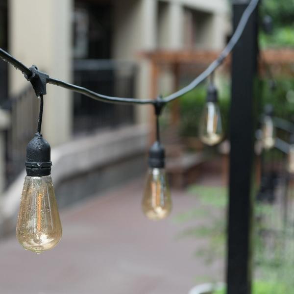 20 電球 バッテリー LED 120V ストリングライト ボール 屋外庭園パティオパーティ IP65