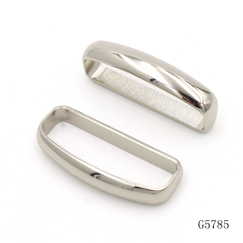 Nickel Plated Metal Belt Loop Luxury Belt Loop Accessories Silver Gold