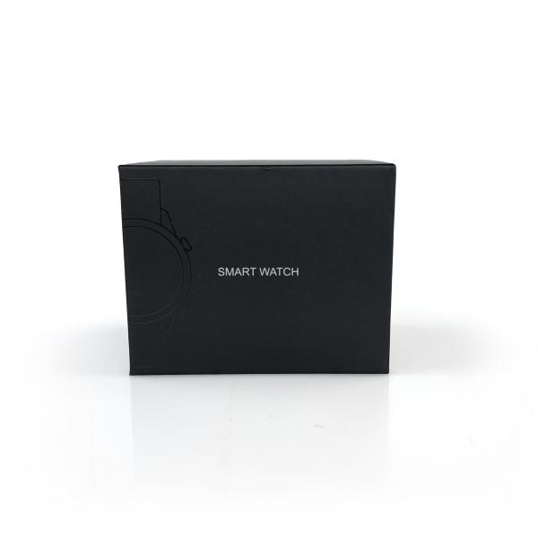 Cajas de reloj rígidas con impresión de logotipo personalizado Premium, con UV puntual, cajas de embalaje de regalo con bandeja de Eva para Smartwatch