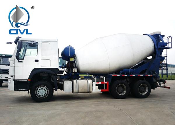 HOWO 6x4 Concrete Mixer Trucks Concrete Mixing Equipment 336hp Engine With Radial Tyre