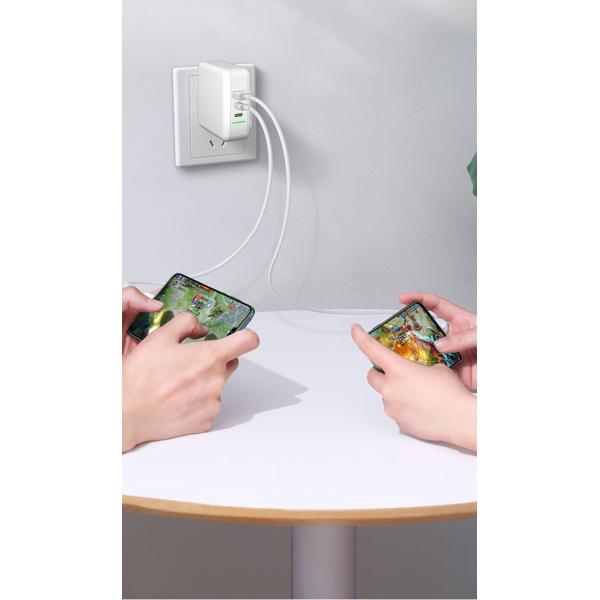 Laptop Phone White 61 Watt Mini Travel GAN Charger