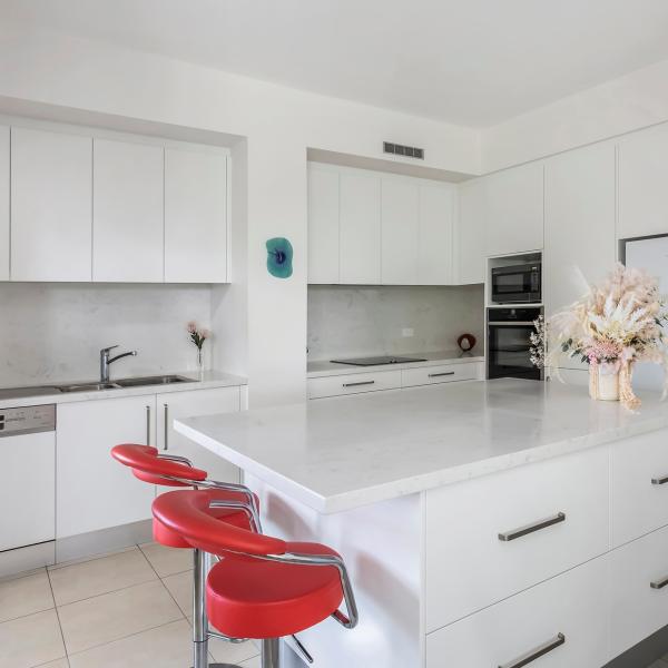 PVC Modern Modular Kitchen Island Base Cabinets Furniture