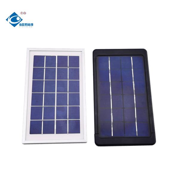 6V 3W Glass Laminated Residential Solar Panel ZW-3W-6V-3 Waterproof Portable Solar Panel Charger