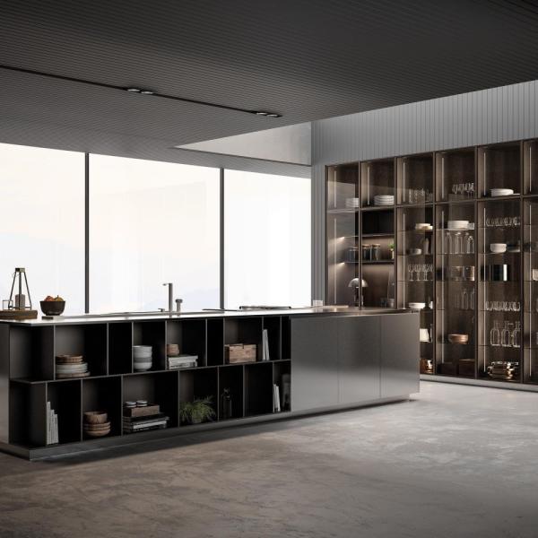Smart Complete Set Armários de Melamina Fornecedores de Madeira Personalizada Despensa Armazém de Cozinha de Design Moderno Villa