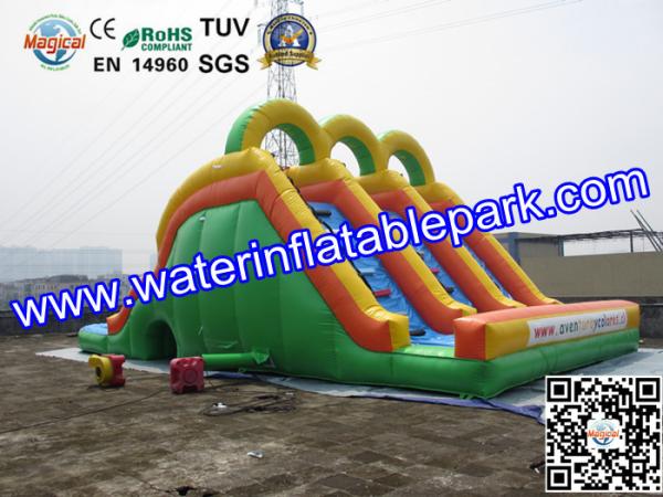 18OZ PVC  Fun Adult Inflatable Water Slides Rentals For Event And Party