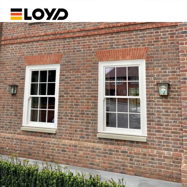 Coastal Double Single Hung Window with 5+18A+5mm Tempered Glass