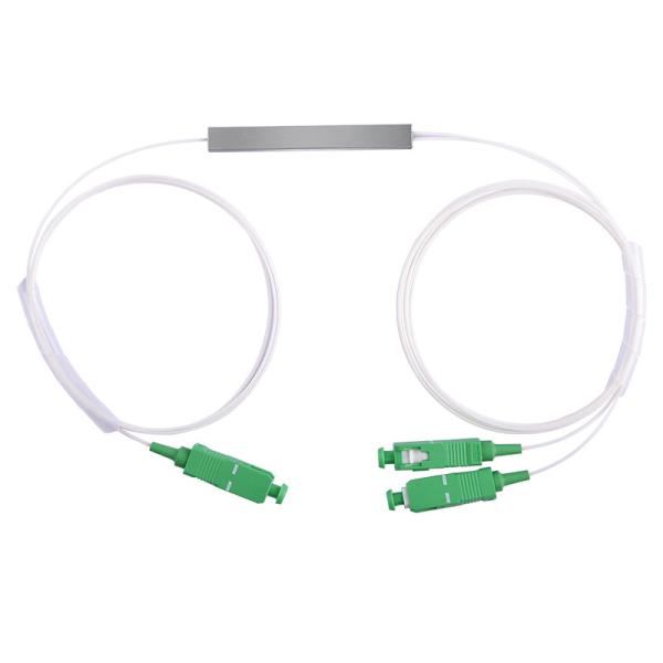 Splitter PLC трубки FTTH микро- блока ANATEL 1x8 1x16 SC/APC стальной