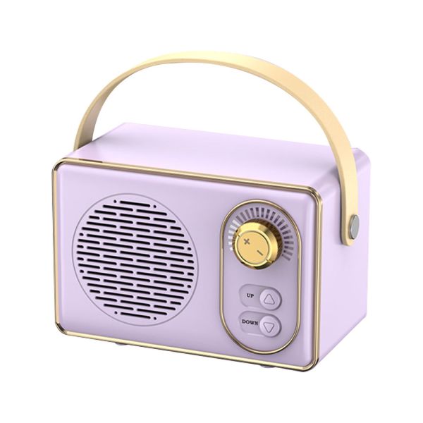 Portable Vintage Bluetooth 5.3 Speaker, 3W Output, 500mAh Battery 4H Playtime, ABS Mini Wireless Speaker for Home Travel mini portable bluetooth speaker portable mini bluetooth speaker