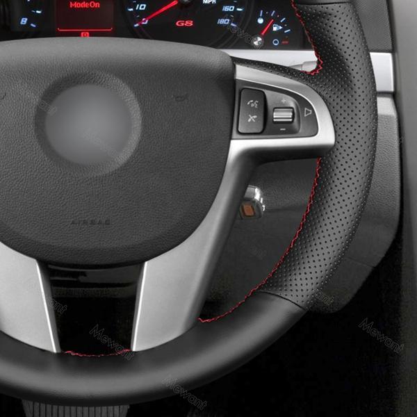 DIY vegan leather steering wheel cover for Holden Commodore Berlina Calais Caprice Statesman Ute 2006-2013