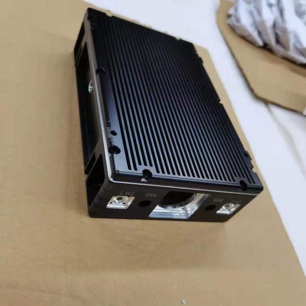 Amplificador 6061 do RF 6063 carcaças de dado de alumínio do al que abrigam a anodização preta da parte