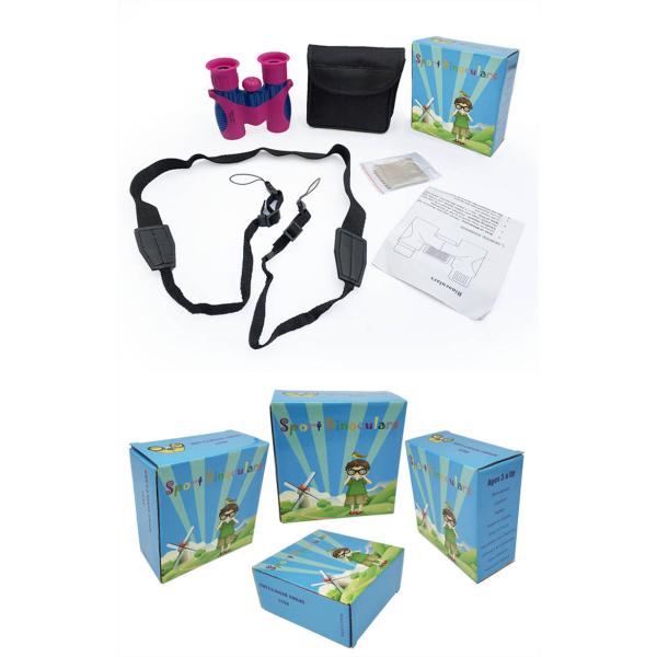Lightweight Roof Prism Binoculars 8x21 Mini Kids Binoculars With Carrying Case