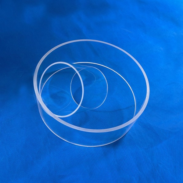 Industrial Large Diameter Quartz Ring High Temperature Resistant and Wear Resistant Quartz Component