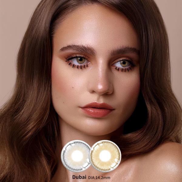 KSSEYE Natural Makeup Monica Eye Colored Contacts Lens Yearly Use Contact Lenses