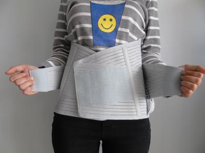 Gray Strong Restraint Medical Support ceinture pour le Hyperplasia lombaire d'os