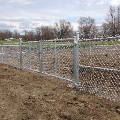 6FT X 50FT Galvanized Steel 9 Gauge Heavy Duty Chain Link Fencing