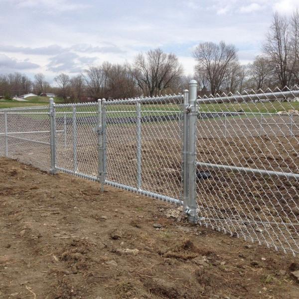 6FT X 50FT Galvanized Steel 9 Gauge Heavy Duty Chain Link Fencing