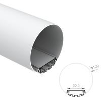 O diâmetro 120mm RoHS em volta do levantamento de alumínio do perfil KN10 do diodo emissor de luz anodizou