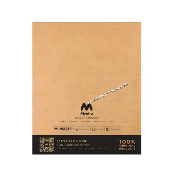 Pre open Kraft Paper Ecommerce Paper Courier Bags Making Machine