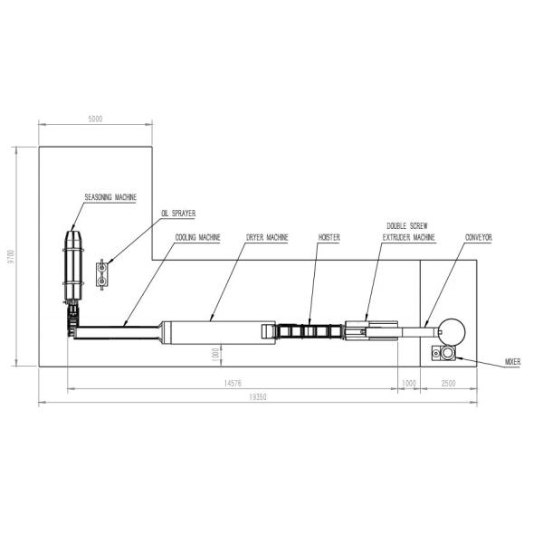 Машина 30KW производства макаронных изделий штрангпресса винта коммерчески