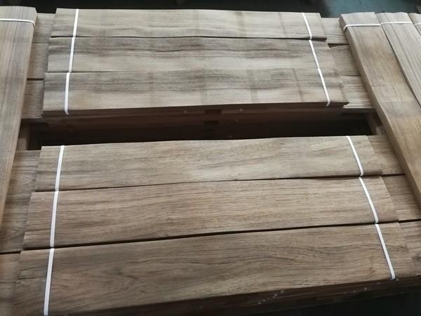 0.5mm Natural Burma Teak Veneer for Engineered Wood Flooring  Usage