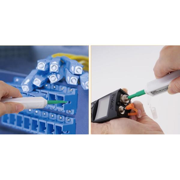 Proskit brand Fiber Optic one click cleaner for 2.5mm SC FC or ST with 800 cleans for one unit