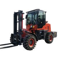 Carregador de empilhadeira 4X4 off-road 3tons 4tons 5tons para loja de alimentos dentro de 1CBM Capacidade de balde