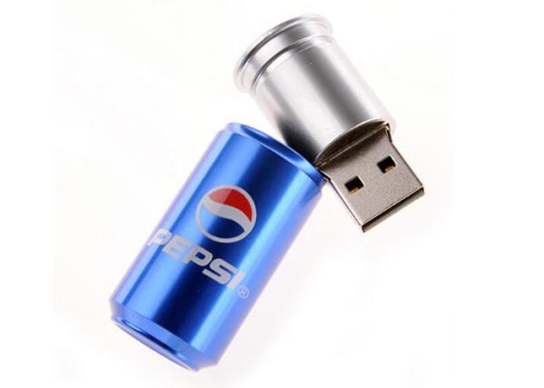 Can Shape Metal Usb Flash Drive 32g 3.0 Mixed Color With Customized Logo