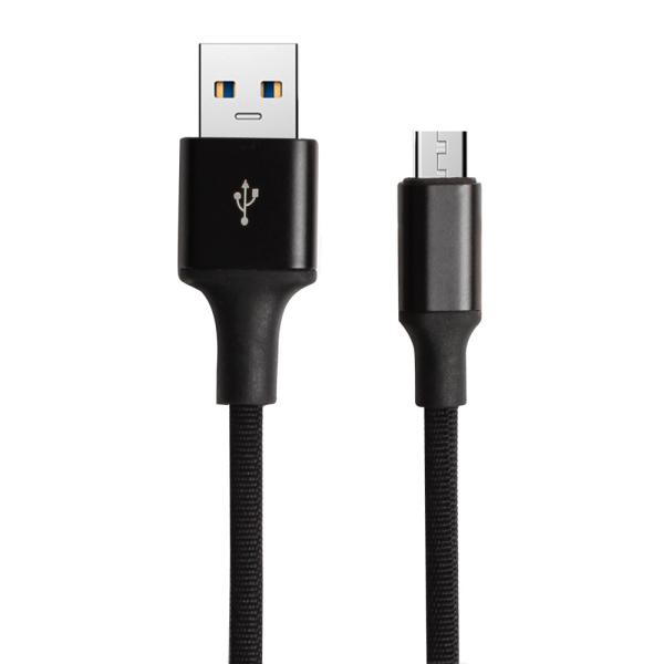 1M 2M 3M Nylon Braided Micro Usb Cable Mobile Phone Cables For Android / Apple Phone